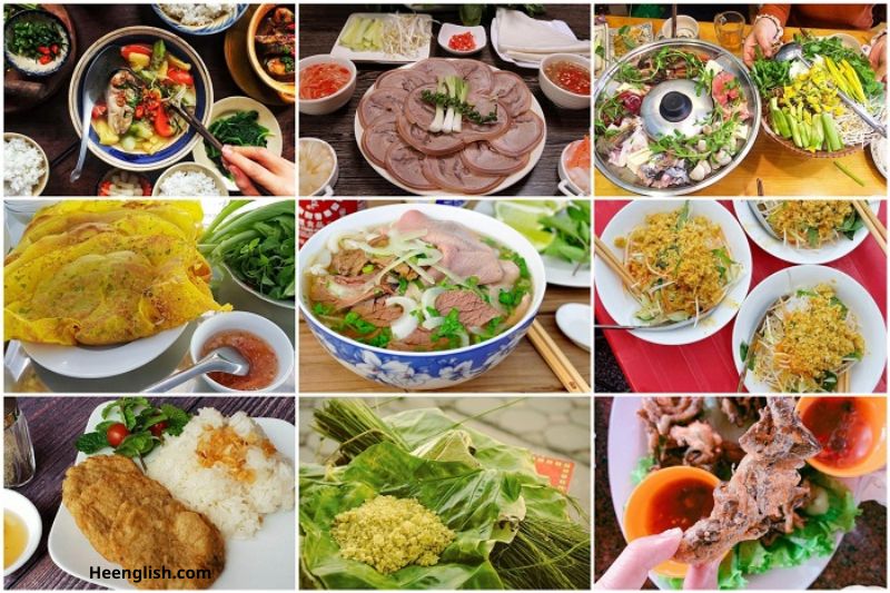 Từ vựng tiếng Anh về đồ ăn Việt Nam
